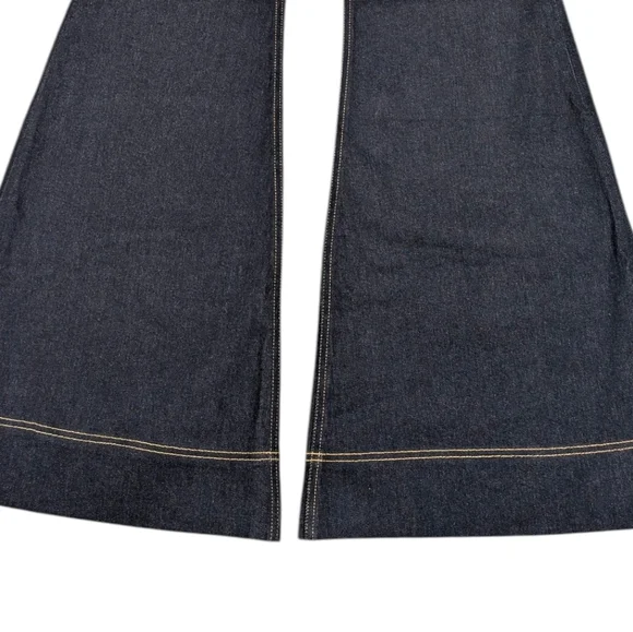 Alice + Olivia SB High Rise Bell Jean Dark Rinse NWT $330 Size 30 J1739 - Picture 8 of 9